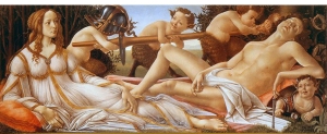 Venus and Mars, by Botticelli, ca. 1483. 